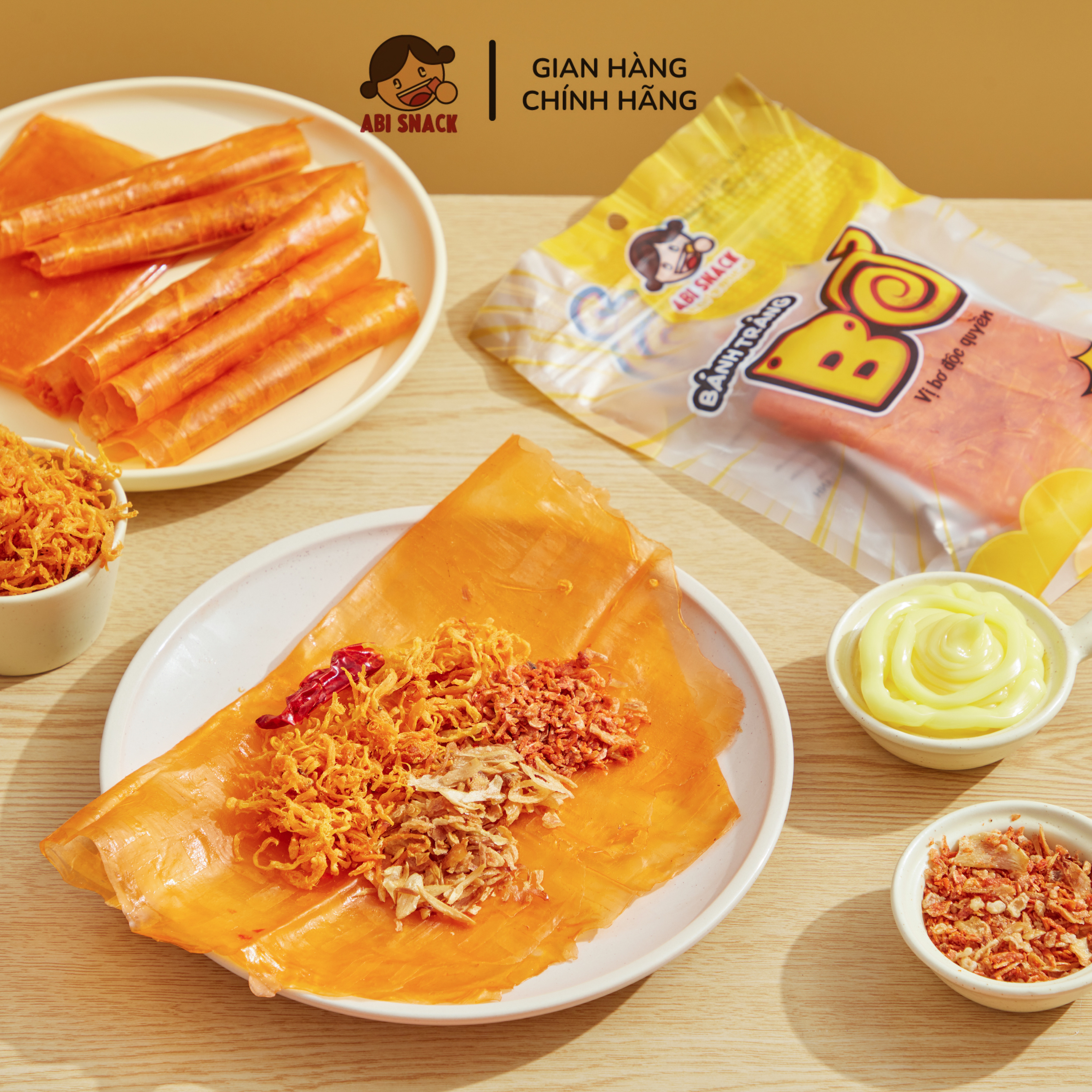 Bánh Tráng Bơ Hot Hit Siêu Phẩm Ăn Vặt ABI SNACK