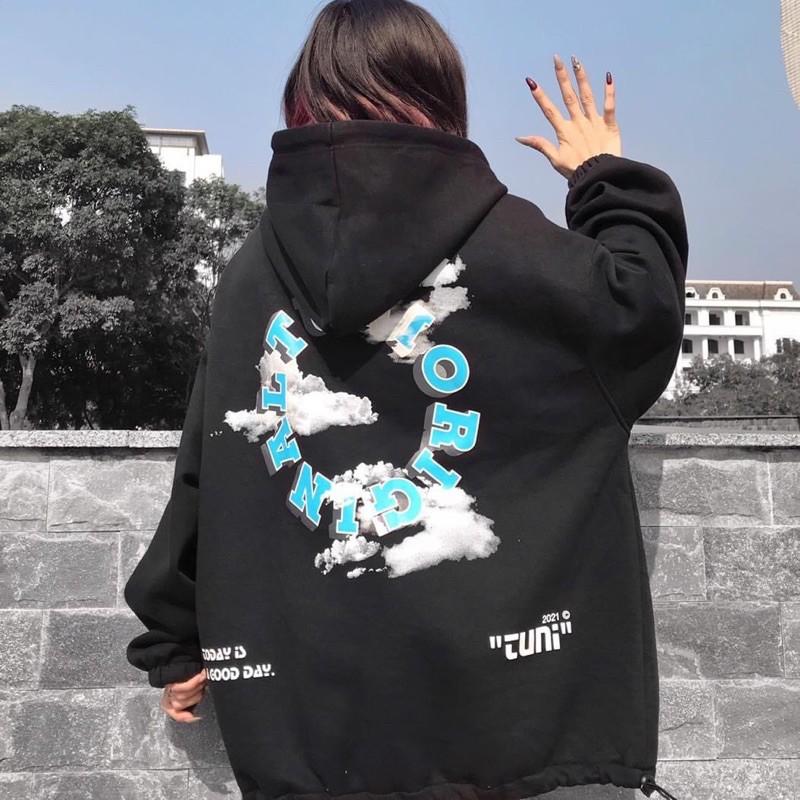 Áo khoác hoodie nỉ ulzzang nam nữ