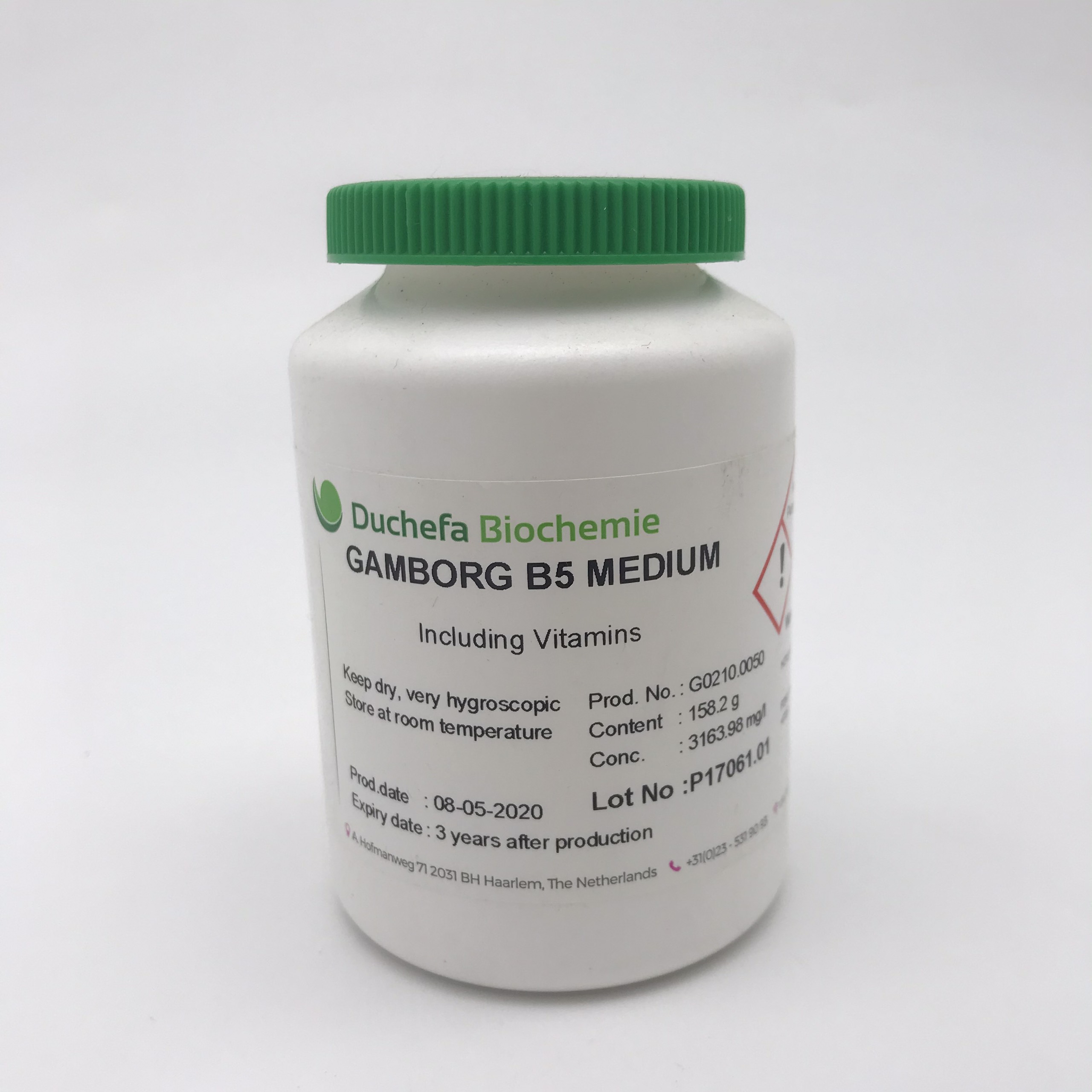 Gamborg B5 Medium Including Vitamins