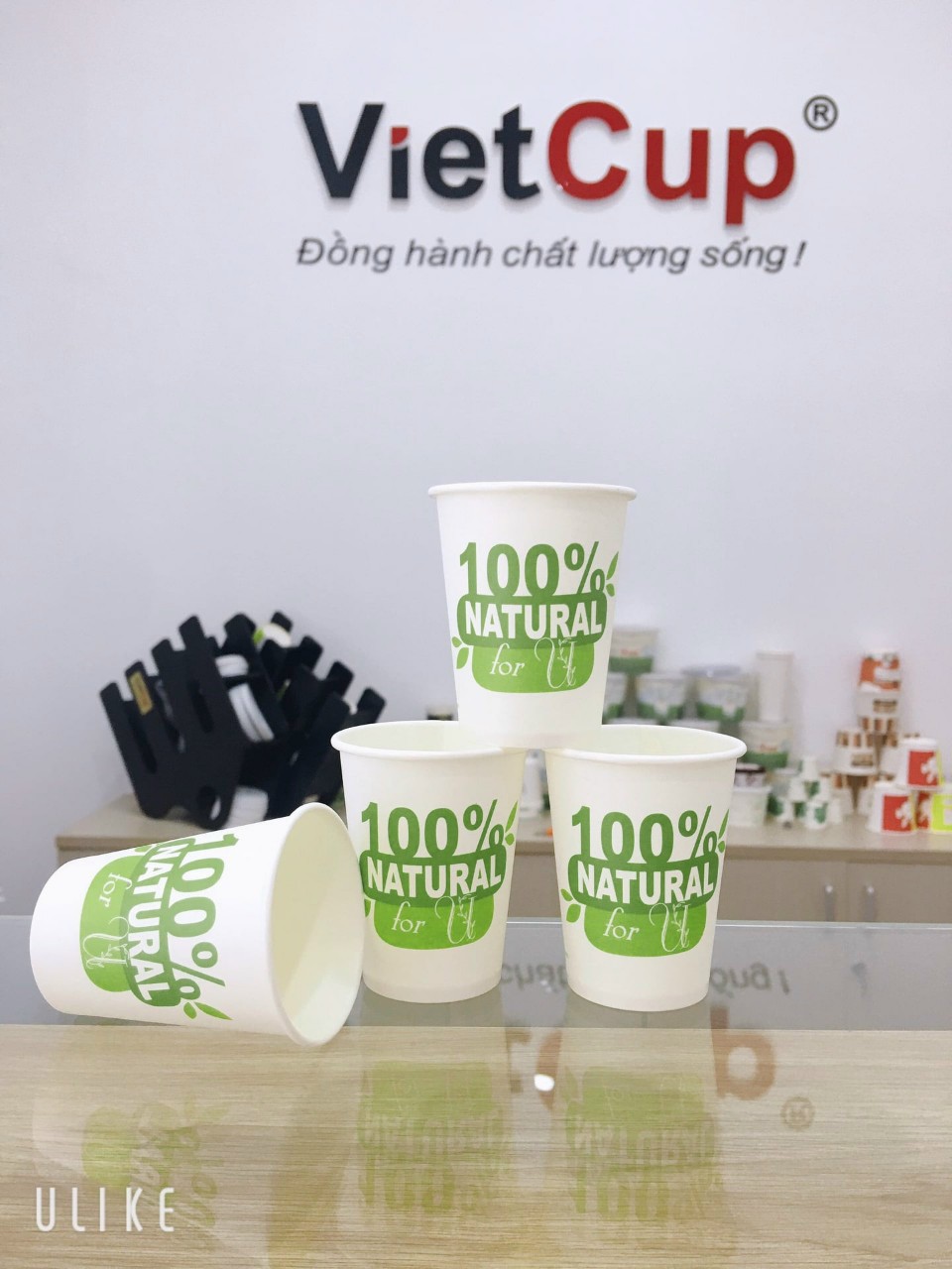 Cốc giấy Vietcup 3,5oz ( 105ml) dùng 1 lần ( 100 cái)