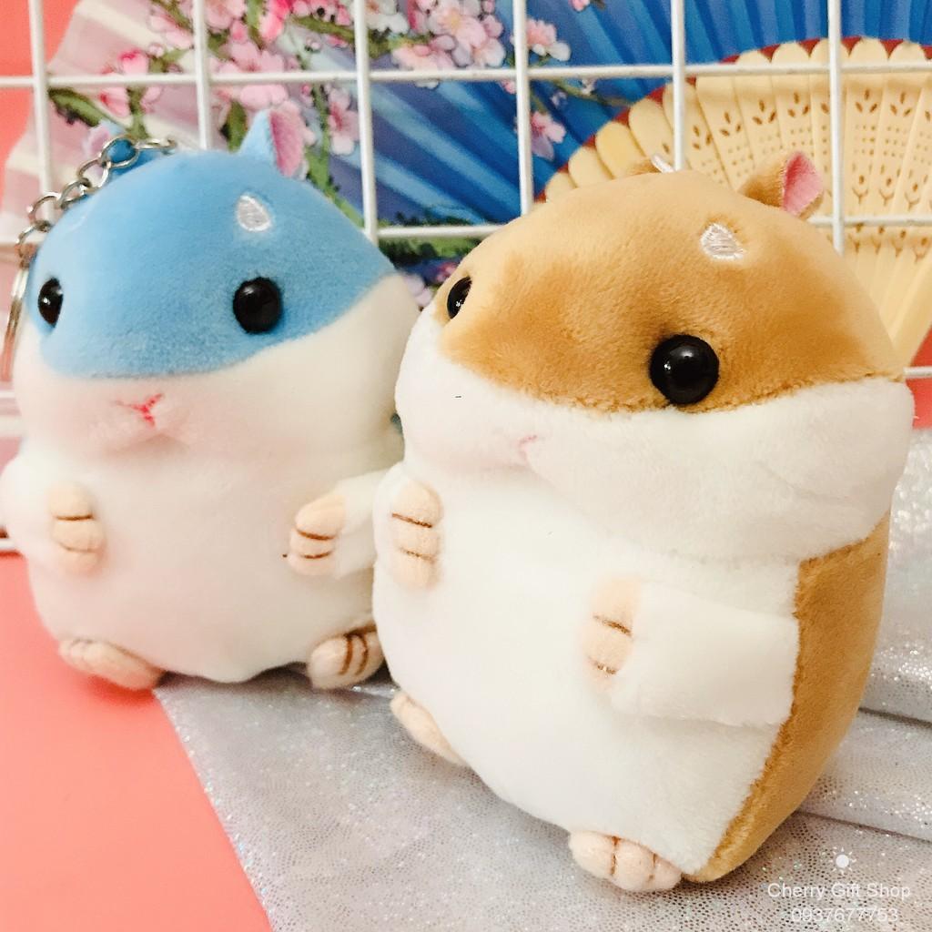 Móc Khóa Gấu Bông Chuột Hamster Dễ Thương Ảnh Thật