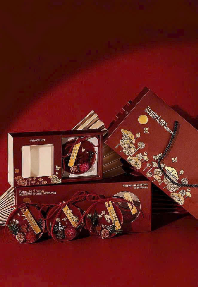 [KoSuyTu] Set 3 Sáp Thơm WIACHNN Bản Đặc Biệt Hương Tự Nhiên Kèm Túi - Thơm, An Toàn, Kèm Túi Làm Quà  Sang Trọng