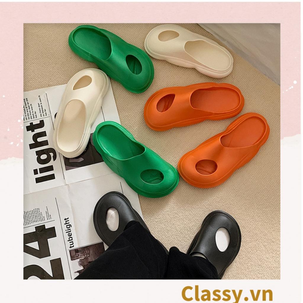 Dép quai ngang đục lỗ đi trong nhà, đi chơi, spa phù hợp cả nam và nữ Classy G1254