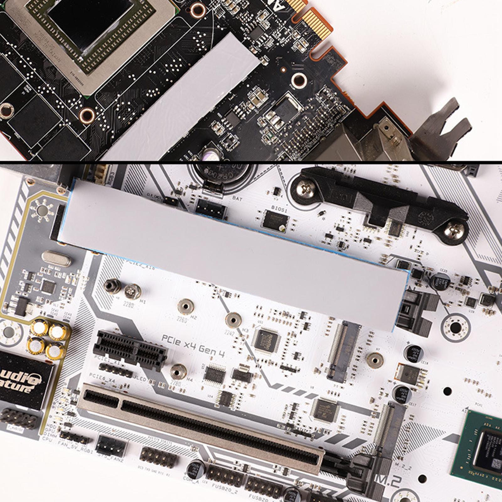 Silicone Thermal Pad 12.8 W/ Heat Resistance for PC Laptop