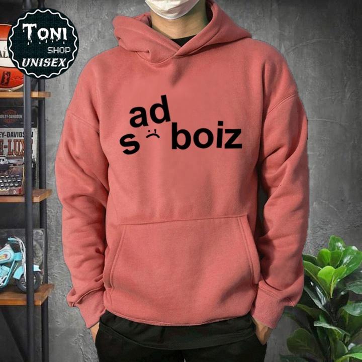 ÁO HOODIE SADBOIZ Nỉ Bông Cao Cấp - In Pet Siêu Bền Siêu Đẹp