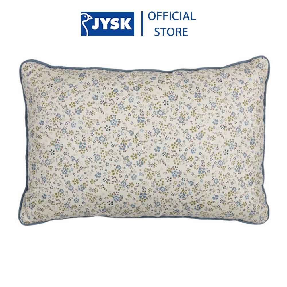 Gối trang trí | JYSK Fresia  | polyester | xanh/xanh lá | R35xD50cm
