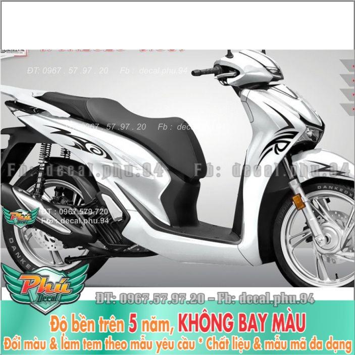 Tem rời SH TRẮng 2020 Chỉ đen -1