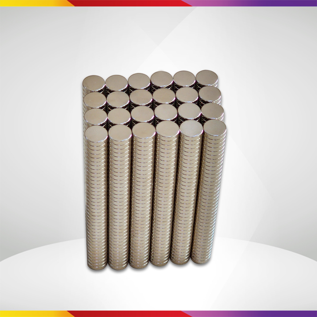 Bộ 20 Viên Nam Châm Đất Hiếm Loại Tròn 12x3mm Mạ Niken Lực Từ N35 Cực Mạnh