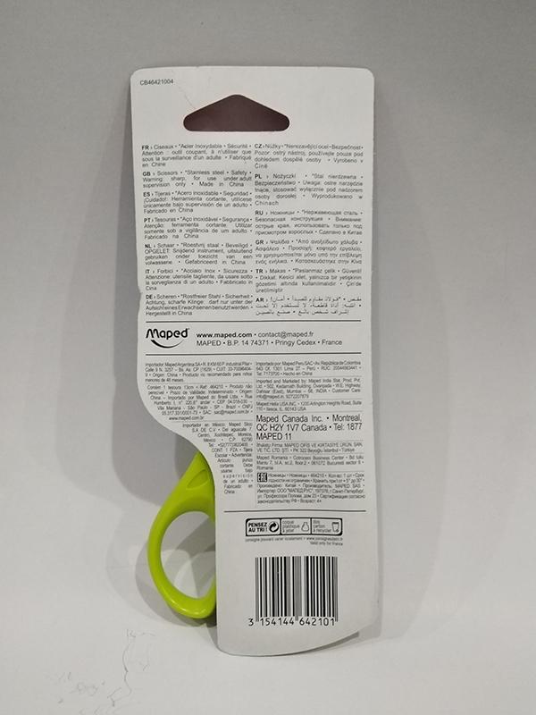 Kéo Maped Essentials 464210 13cm - Xanh Chuối