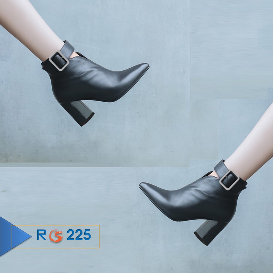 Boot thời trang nữ cao cấp ROSATA RO225 7p gót trụ - HÀNG VIỆT NAM - BKSTORE
