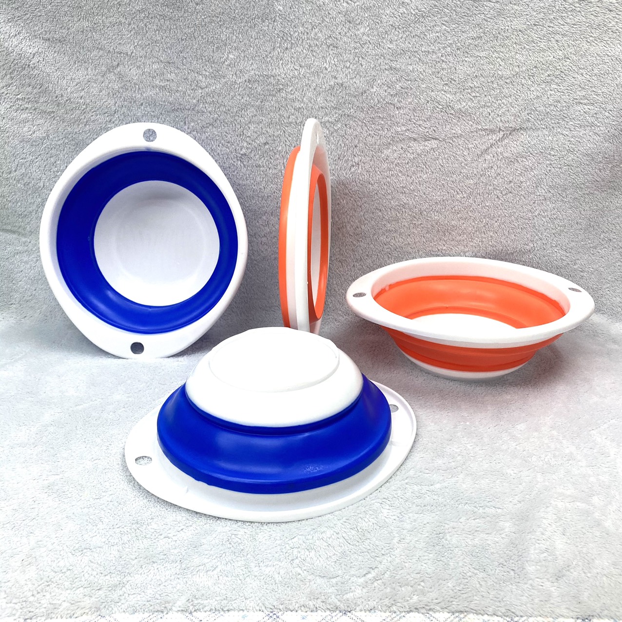 Bát Trộn Mồi Câu Cá Thau Pha Mồi Xếp Gọn Tiện Lợi 23cm