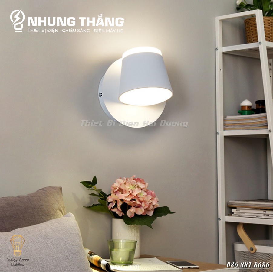 Đèn Trang Trí Gắn Tường Decor DT-6451 - Xoay 360 Độ - Điều Chỉnh Góc Chiếu Sáng - Tô Điểm Thêm Vẻ Đẹp Cho Ngôi Nhà - CÓ VIDEO