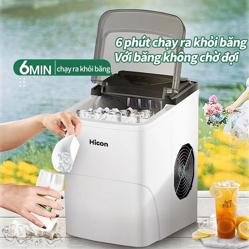 H105S Máy làm đá mini công suất lớn hoàn toàn tự động nhanh chóng làm được 15kg đá