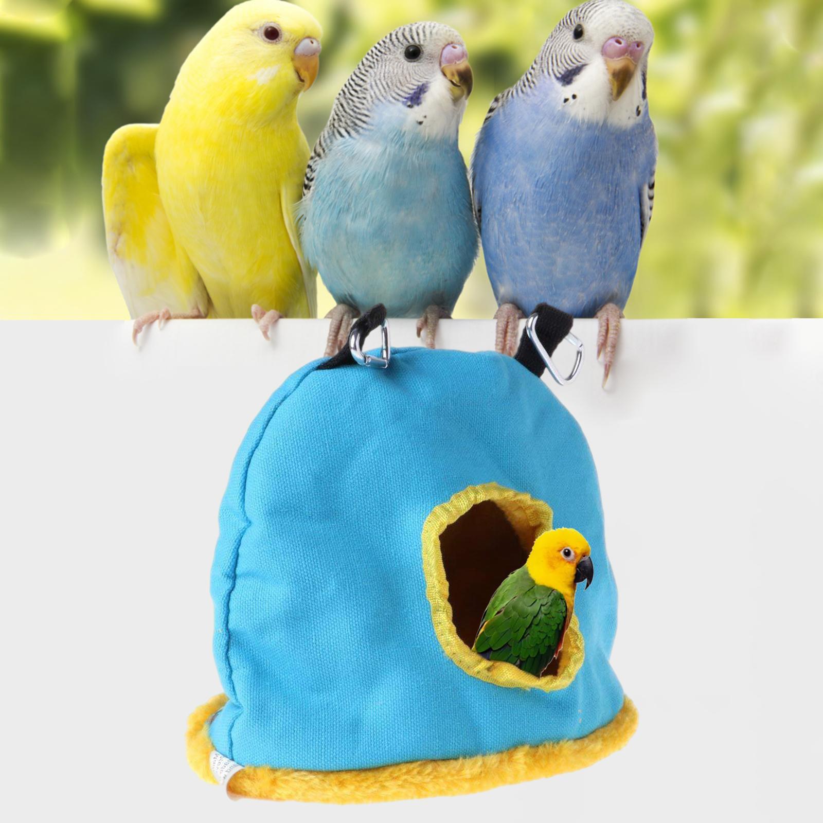 2x Warm Birds Hammock Hanging Nest Cave Sleeping Bed for Cockatoo Mice Pet