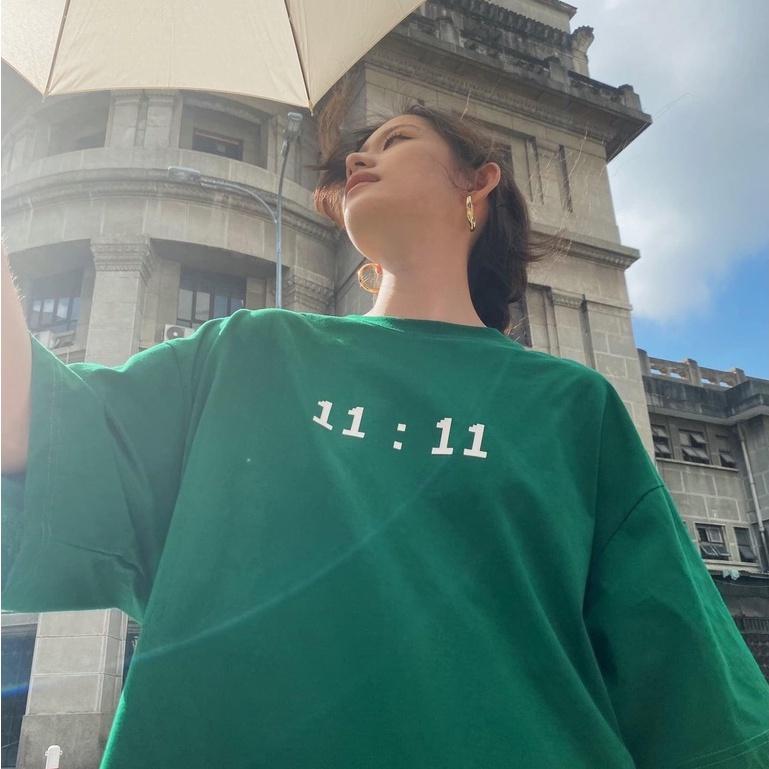 Áo thun tay lỡ form rộng - phông nam nữ cotton oversize - T shirt 11:11 - 2N Unisex