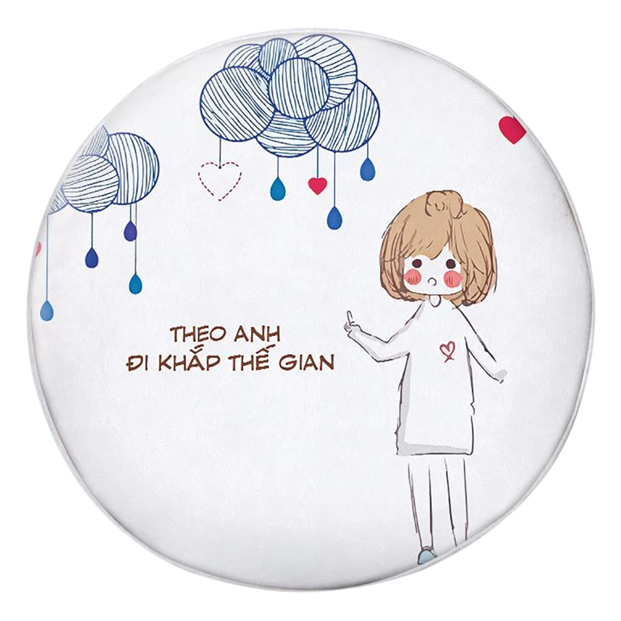 Gối Ôm Tròn Theo Anh Đi Khắp Thế Gian - GOCP195