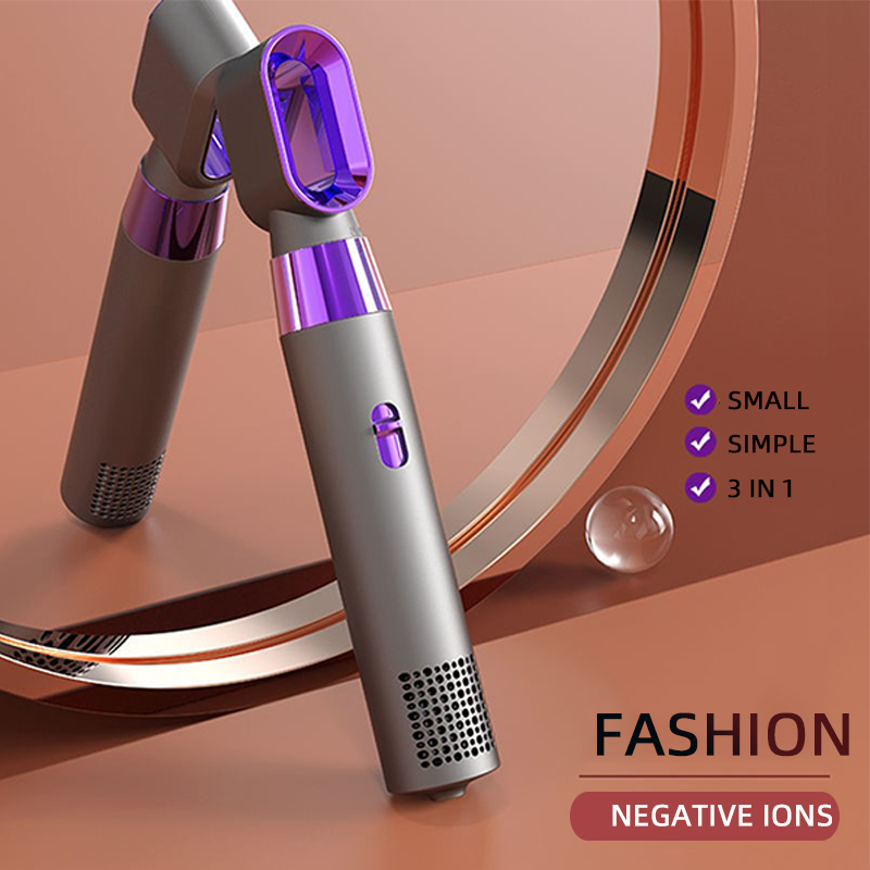 Máy sấy tóc, lược chải nóng điện Hair Dryer 3-In-1 Negative Ion Professional