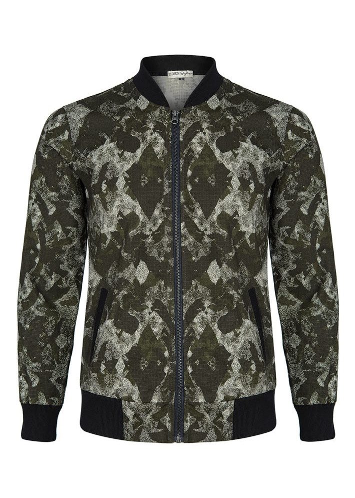 Áo khoác nam bomber họa tíết