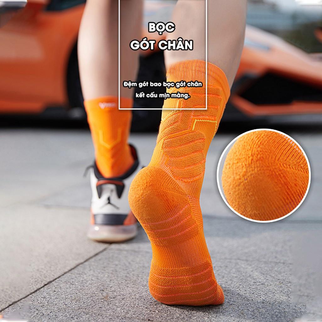 Vớ Cổ Cao Thể Thao Veidoorn Chuyên Nghiệp Chất Liệu Cao Cấp VT002