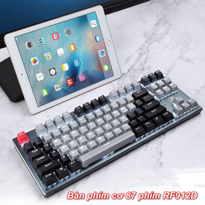 Keyboard 87 Phím Blue Switch Có 3 Chế Độ Kết Nối