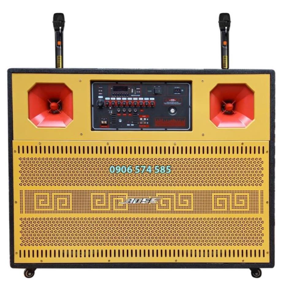 0357628205 Loa kéo khủng bass 4 tấc đôi công suất cực mạnh, Loa kéo bình 4 tấc đôi có reverb 0357628205