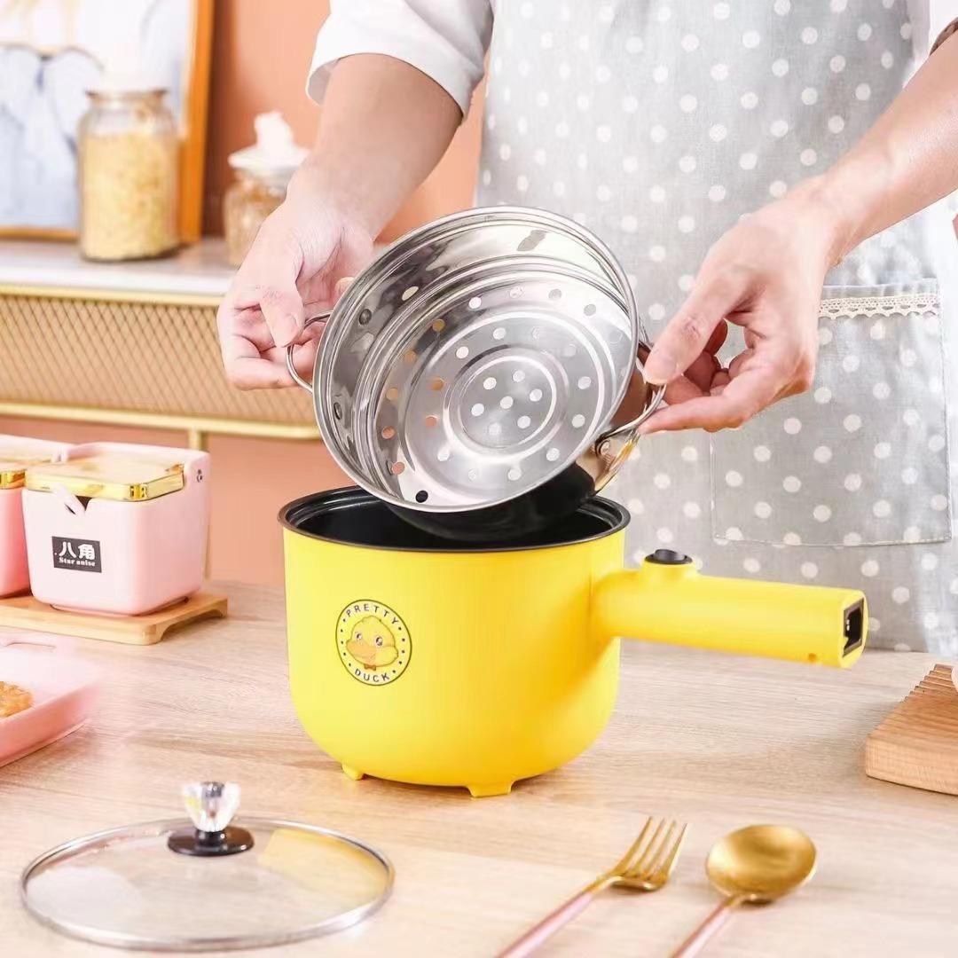 Ưu đãi đặc biệt nồi chống dính vịt vàng nhỏ nồi cơm điện đa năng 2 lớp nồi cơm điện ký túc xá sinh viên nồi cơm điện nhỏ nồi cơm điện mẹ và bé nồi cơm điện nhỏ