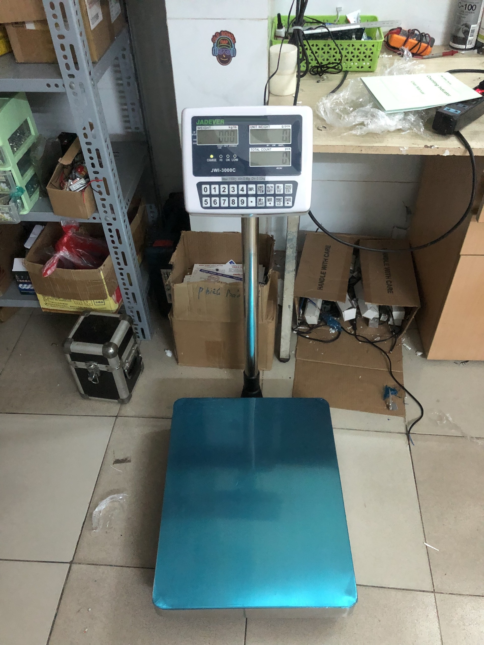 Cân Bàn Điện Tử JWI-3000C 150 kg