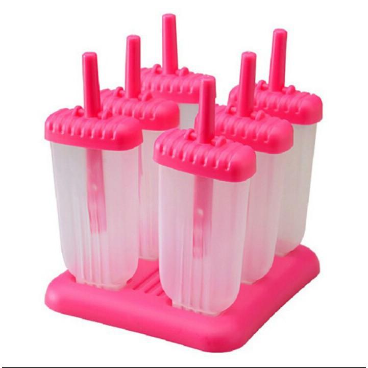 Bộ Khuôn Làm Kem 6 Que Cao Cấp