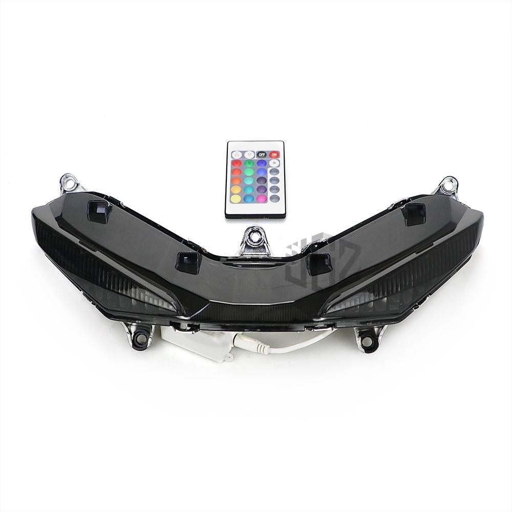 Đèn Pha 7 Màu Kèm Điều Khiển Từ Xa Chuyên Dụng Cho Xe Mô Tô YAMAHA LC150 Y15ZR EXCITER150 MX KING SNIPER150