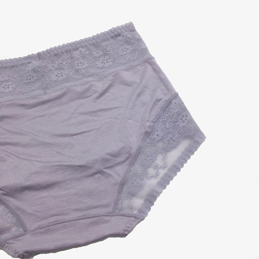 Quần lót nữ cotton pha ren nâng mông kháng khuẩn,thoáng mát,không lộ viền, cạp cao gen bụng dưới cao cấp