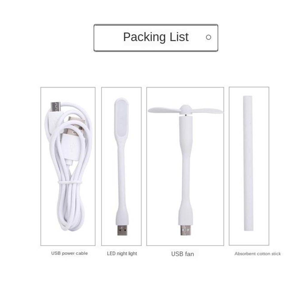Mini USB Air Humidifier Color Night Light USB Fine Spray Air Cleaning Personal