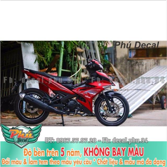 Tem rời Exciter 150 Mx Đỏ Nhám -1