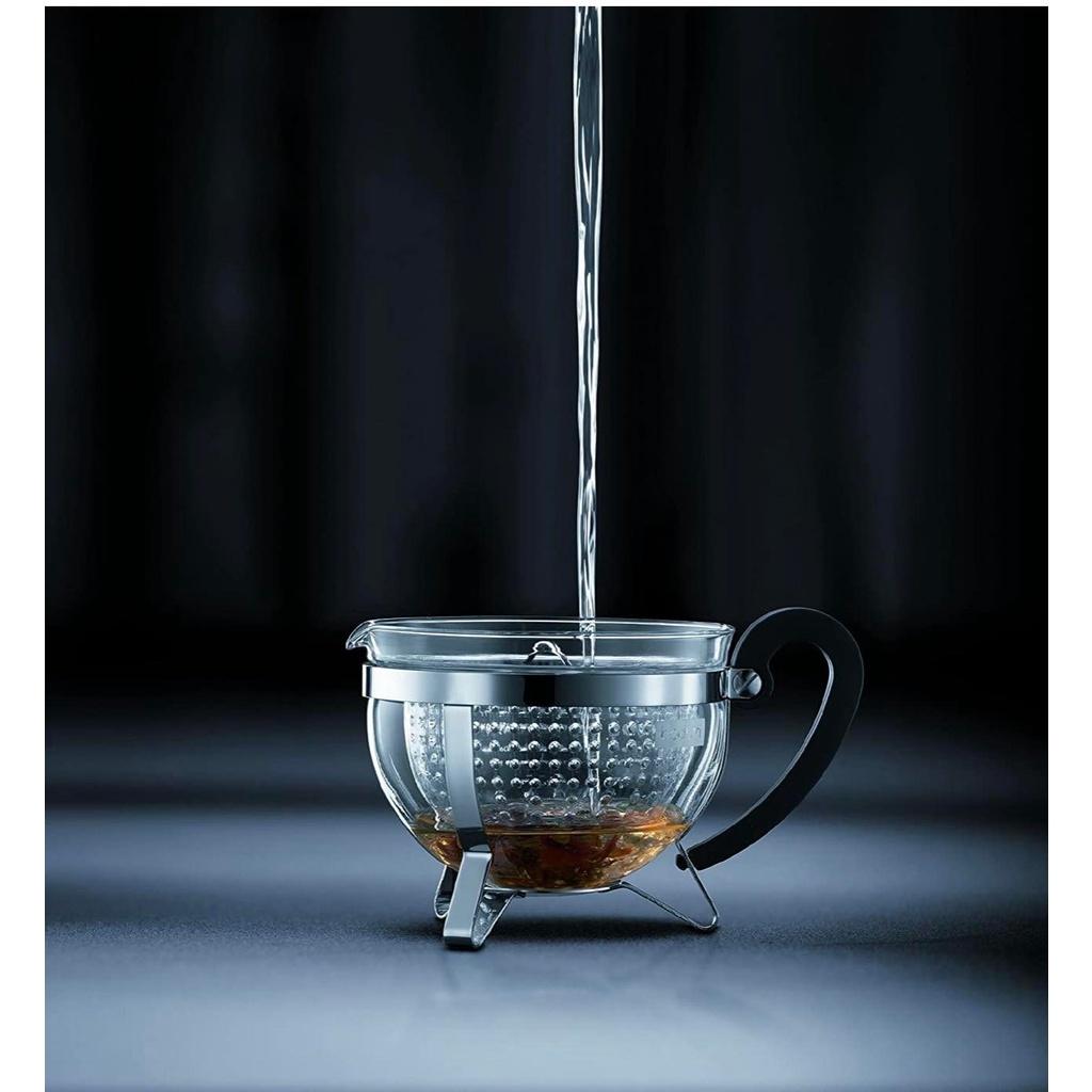 Ấm Pha Trà BODUM CHAMBORD, Chất Liệu Thủy Tinh, Dung Tích 1L, Made in Portugal