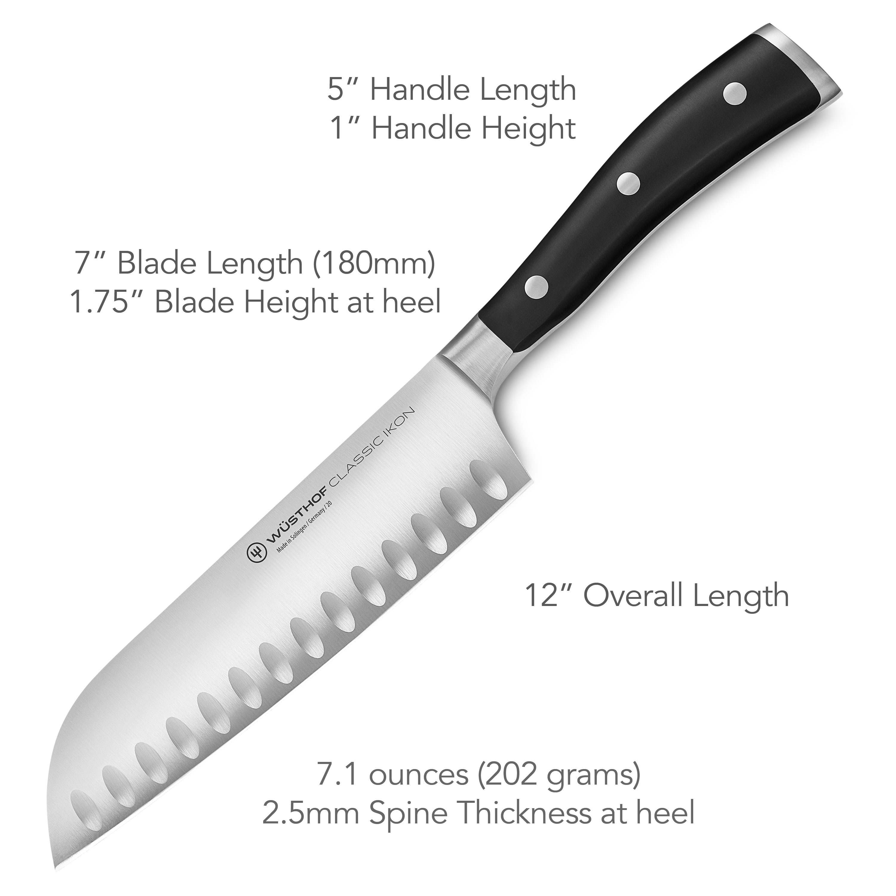 Bộ Hai Dao Bếp Asian Santoku Và Dao Gọt Thép Rèn 9276 Classic Ikon Wusthof