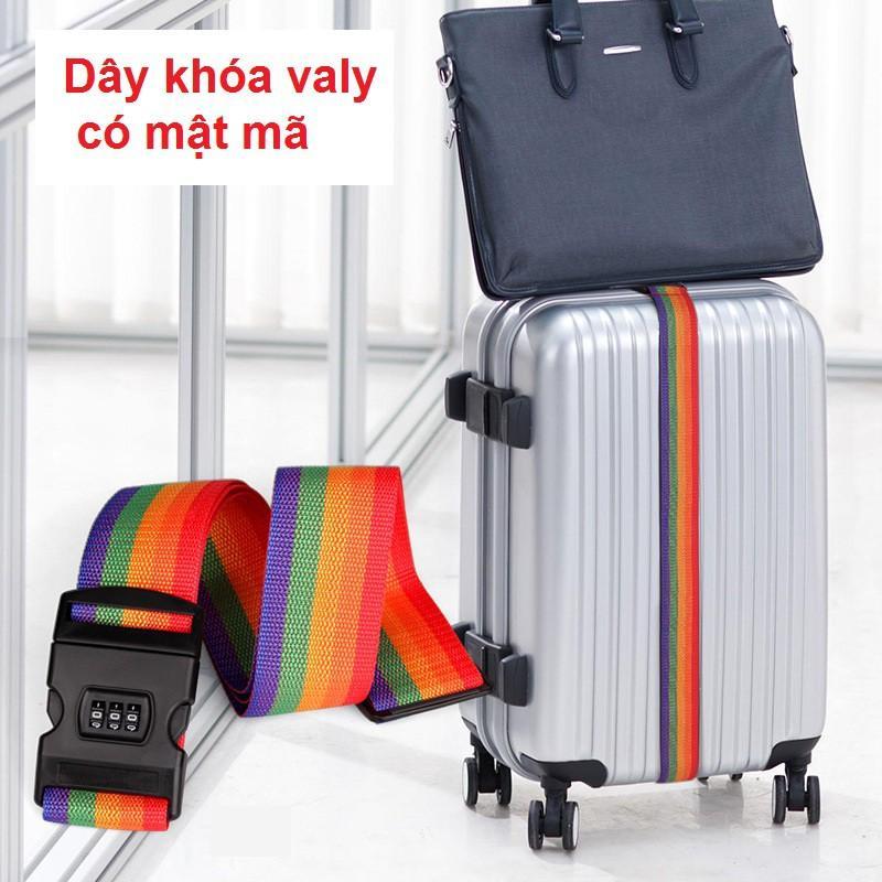 DÂY KHÓA VALIDÂY ĐAI CỘT VALI CÓ KHÓA SỐ CAO CẤP TIỆN DỤNG
