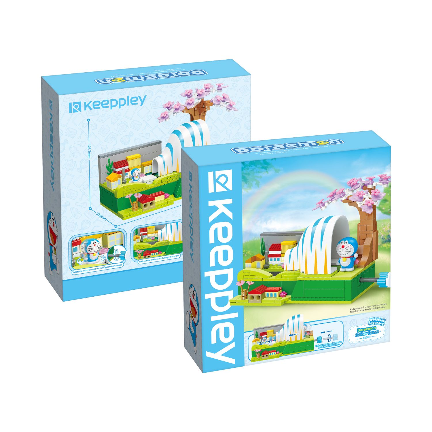 Đồ Chơi Lắp Ráp KEEPPLEY Doraemon Gulliver Tunnel K20417 - Đường Hầm Thu Nhỏ Building Block  - Herbie Toys