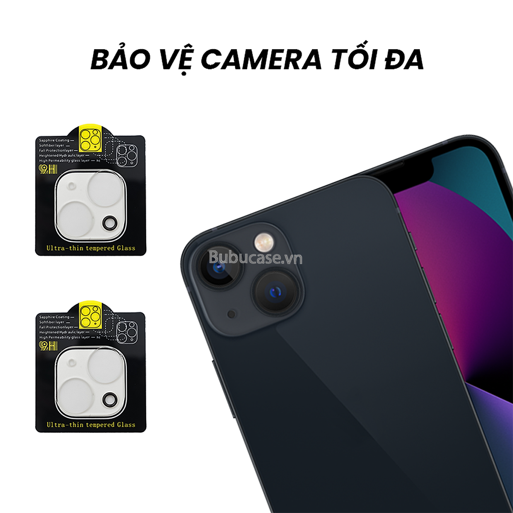 Kính Cường Lực/ Dán Kính Cường Lực Cho Camera Sau iPhone 13/13 Mini/13 Pro/13 Promax - 12/12 Mini/12 Pro/12 Promax - 11/11 Pro/11 Promax/XR