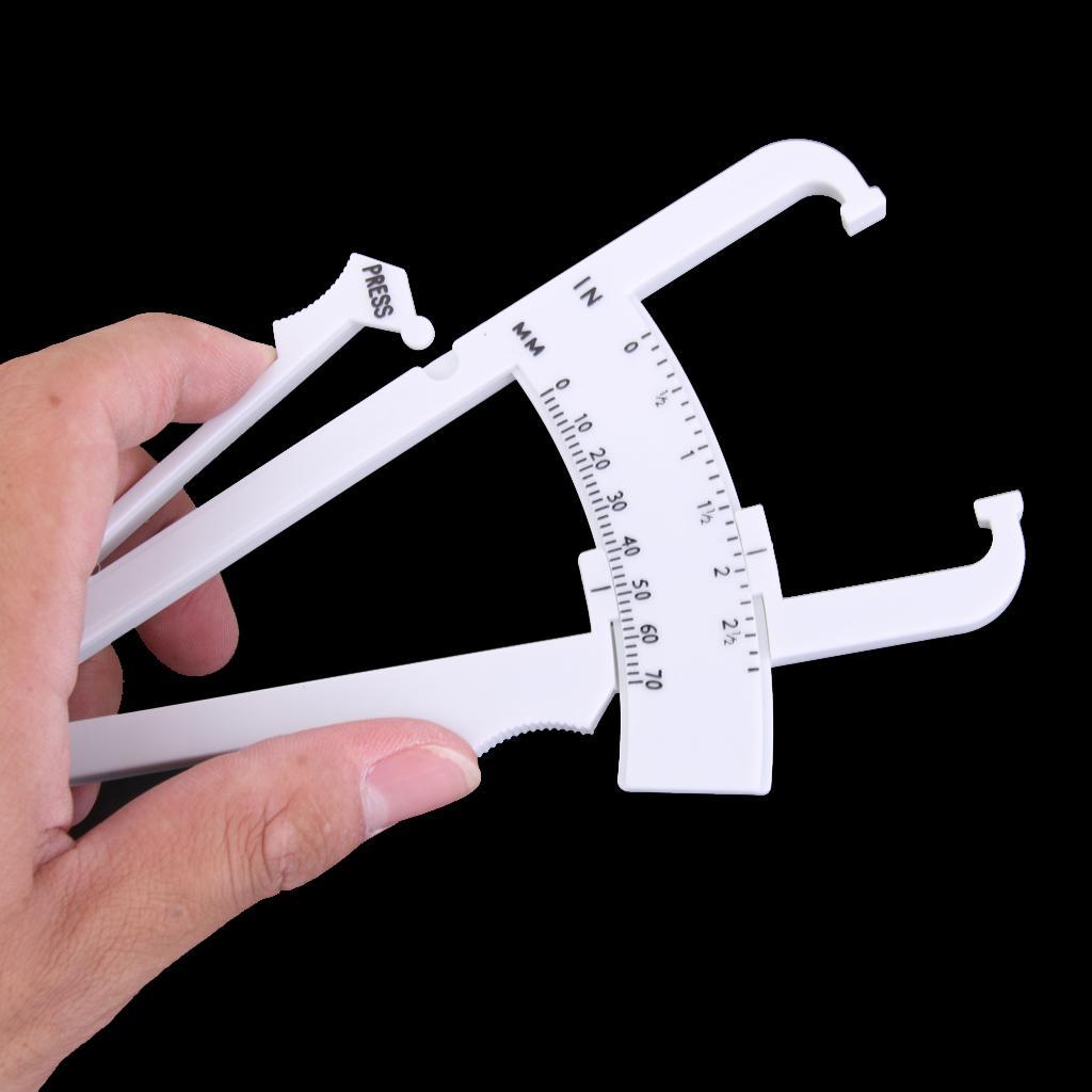 Body Fat Meter Gauge Fitness Accessory Exercise Gym Target Measurement 0 to 70mm