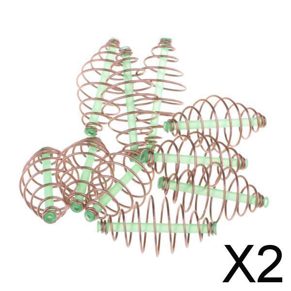 2xMetal Fishing Feeders Fishing Tackle Bait Thrower 4.5x2.2cm Coarse Bait