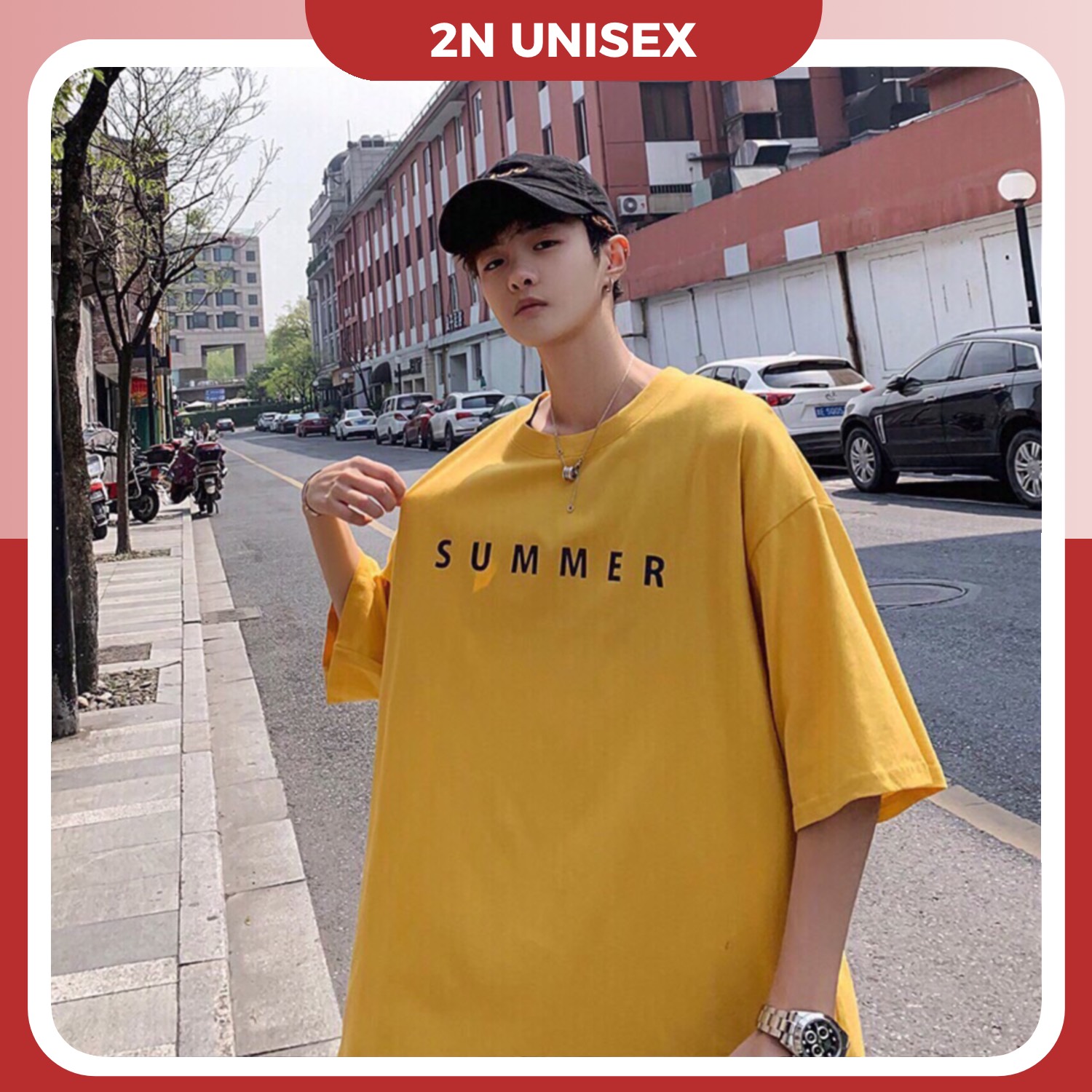 Áo thun tay lỡ form rộng - phông nam nữ cotton oversize - T shirt summer - 2N Unisex