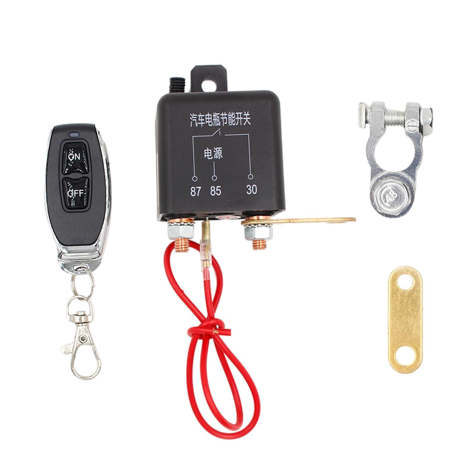 Car Battery Disconnect Switch Master Switches for Truck 1x Remote Control