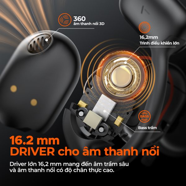 Tai nghe Bluetooth SoundPEATS GoFree True Wireless - Hàng chính hãng