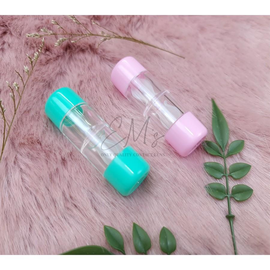 Lọ đựng lens trống tràn