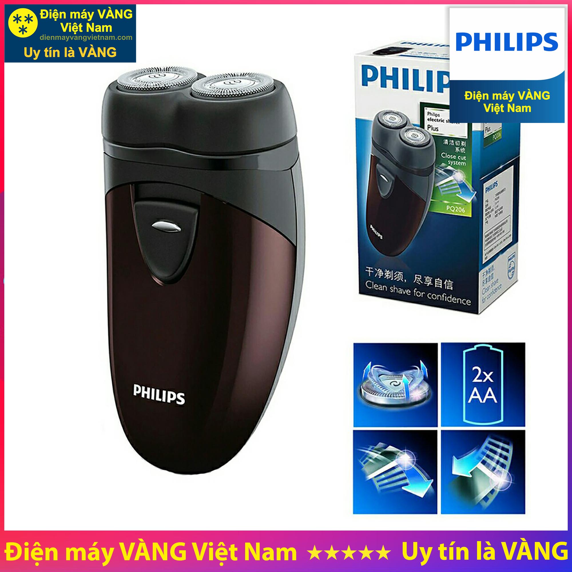 Máy Cạo Đa Năng Philips PQ206 - Hàng Nhập Khẩu