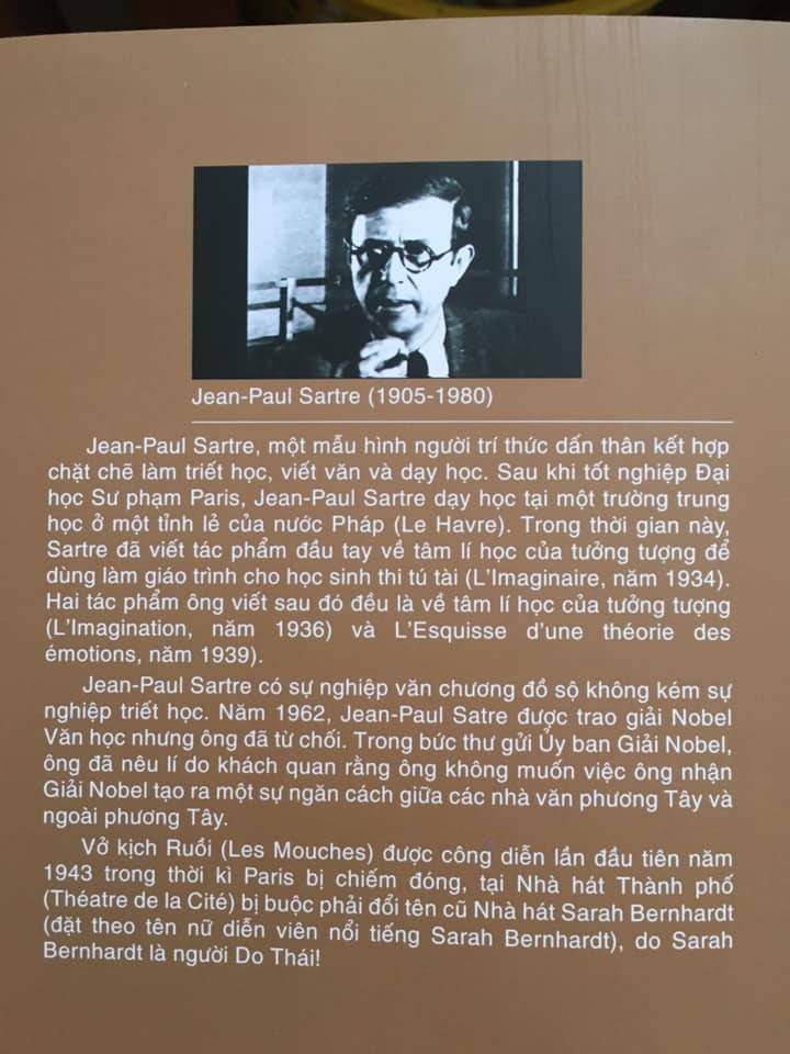 RUỒI - Jean-Paul Sartre - Châu Diên dịch -