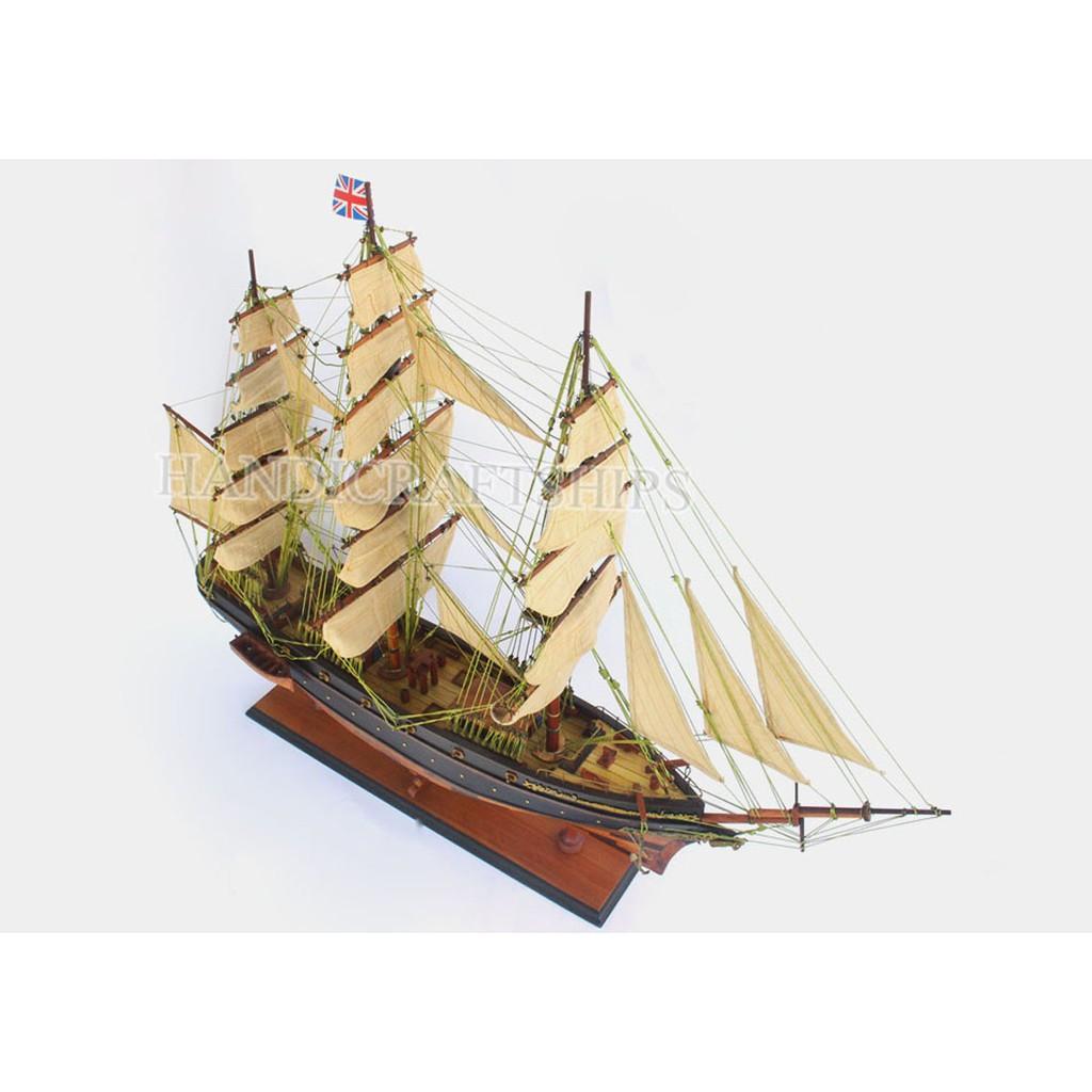 Thuyền gỗ trang trí Cutty Sark 80 ghép