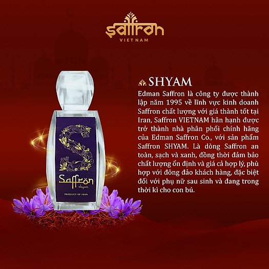 Nhụy Hoa Nghệ Tây SAFFRON SHYAM 1Gram