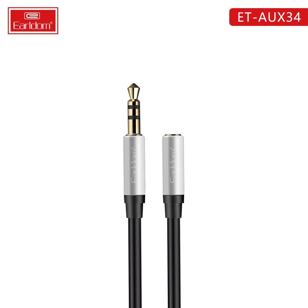 Đầu giắc Jack chuyển đổi từ chân 3.5mm ra đầu AUX Earldom AUX34 - Hàng Chính Hãng