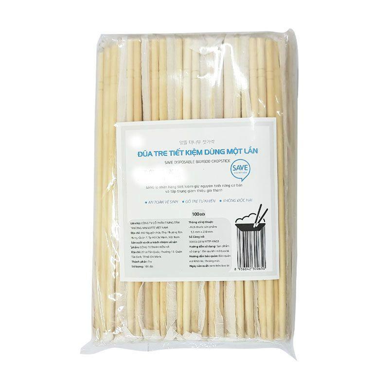 Đũa Tre Dùng Một Lần Choice L Gói 100 Đôi – 8936042300650