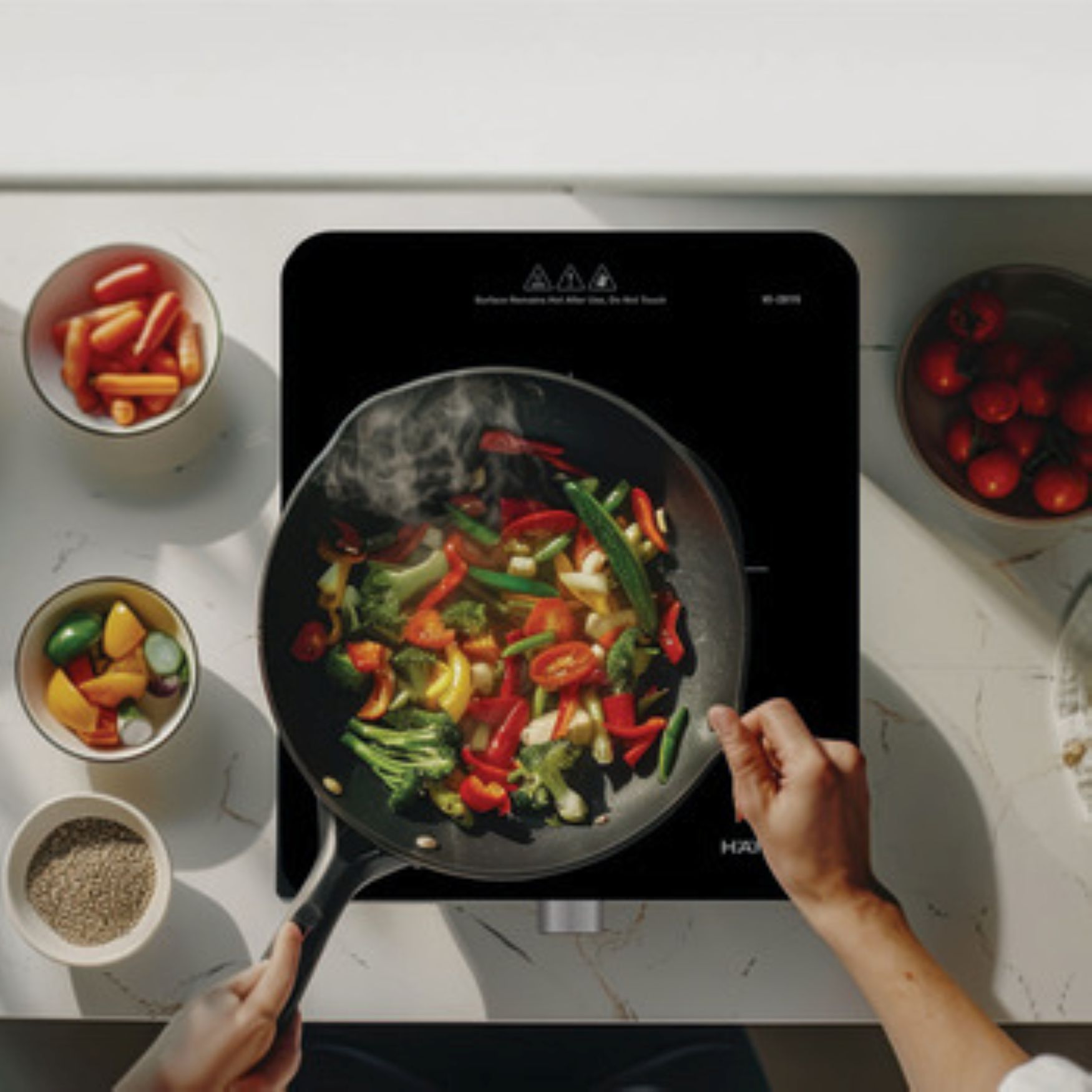 Bếp từ đơn Hafele HS-I281FG 2000W (Tặng Kèm Nồi ) - Hàng Chính Hãng  536.61.991